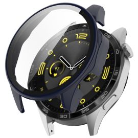obal na hodinky Huawei Watch GT 4 46mm - PC FULL COVER Plastový kryt so sklom pre Huawei Watch GT 4 46mm modrý