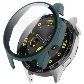 obal na hodinky Huawei Watch GT 4 46mm - PC FULL COVER Plastový kryt so sklom pre Huawei Watch GT 4 46mm zelený