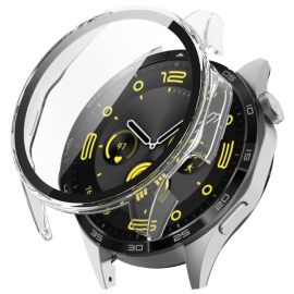 obal na hodinky Huawei Watch GT 4 46mm - PC FULL COVER Plastový kryt so sklom pre Huawei Watch GT 4 46mm priehľadný