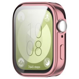 obal na hodinky Huawei Watch Fit 3 - TPU FULL COVER Kryt pre Huawei Watch Fit 3 ružový