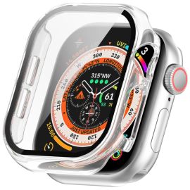 obal na hodinky Apple Watch 10 42mm - PC FULL COVER Plastový kryt so sklom pre Apple Watch 10 / 11 42mm priehľadný