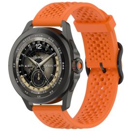 remienok na hodinky Xiaomi Watch S4 Sport - AIRY Silikónový remienok pre Xiaomi Watch S4 Sport oranžový