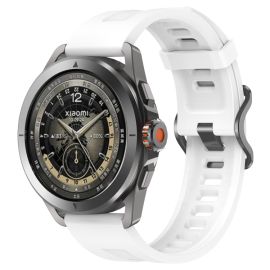 remienok na hodinky Xiaomi Watch S4 Sport - SILICONE Vymeniteľný remienok pre Xiaomi Watch S4 Sport biely