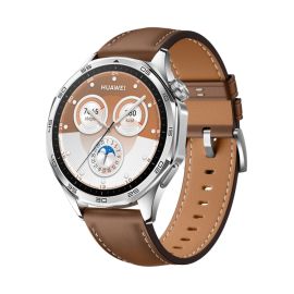 remienok na hodinky Huawei Watch GT 5 46mm - LEATHER Kožený remienok pre Huawei Watch GT 5 46mm / GT 6 46mm hnedý
