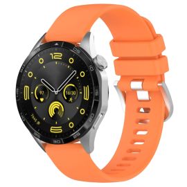 remienok na hodinky Huawei Watch GT 5 Pro 46mm - SILICONE Vymeniteľný remienok pre Huawei Watch GT 5 Pro 46mm / GT 6 Pro 46mm oranžový