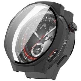 obal na hodinky Huawei Watch GT 5 Pro 46mm - PC FULL COVER Plastový kryt so sklom pre Huawei Watch GT 5 Pro 46mm čierny
