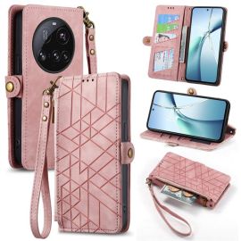 peňaženkové / vyklápacie puzdro Xiaomi 15 Ultra - GEOM Peňaženkové puzdro pre Xiaomi 15 Ultra ružové