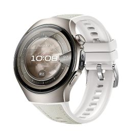 remienok na hodinky Huawei Watch 5 46mm - HYBRID Vymeniteľný remienok pre Huawei Watch 5 46mm biely