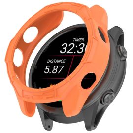 obal na hodinky Garmin Forerunner 970 - TPU HALF COVER Kryt pre Garmin Forerunner 970 oranžový