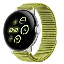 remienok na hodinky Google Pixel Watch - NYLON Vymeniteľný remienok pre Google Pixel Watch / Pixel Watch 2 / Pixel Watch 3 41mm / Pixel Watch 4 41mm svetlozelený