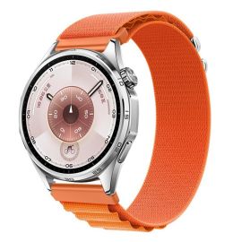 remienok na hodinky Huawei Watch GT 5 46mm - NYLON Vymeniteľný remienok pre Huawei Watch GT 5 46mm / GT 6 46mm oranžový