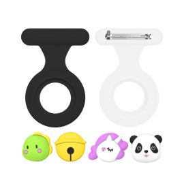 Apple AirTag - PROTEMIO KIDS 2x Obal na AirTag s detským motívom biely + čierny