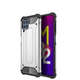 zadný kryt Samsung Galaxy M32 - TOUGH Ochranný kryt Samsung Galaxy M32 strieborný