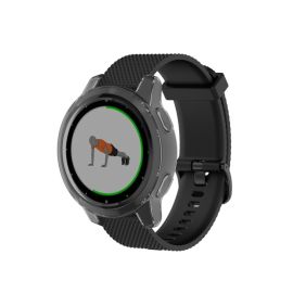 obal na hodinky Garmin Vivoactive 4S - TPU Ochranný obal Garmin Vivoactive 4S / Garmin Venu 2S čierny