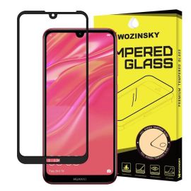 sklo / fólia Huawei Y6 2019 / Y6S 2019 - 3D Tvrdené sklo Huawei Y6 2019 / Y6s 2019 / Y6 Pro 2019 čierne