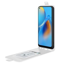 peňaženkové / vyklápacie puzdro Oppo A74 - Vyklápacie puzdro Oppo A74 biele