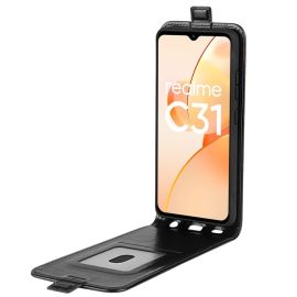 peňaženkové / vyklápacie puzdro Realme C31 - Vyklápacie puzdro Realme C31 čierne