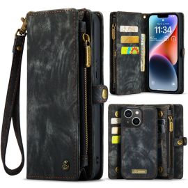 zaklápacie puzdro Apple iPhone 14 Plus - WALLET Ochranný kryt s peňaženkou 2v1 pre Apple iPhone 14 Plus čierny
