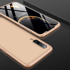 obojstranný kryt, zadný kryt Kryty na mobil - 360° Ochranný obal Xiaomi Mi 9 zlatý