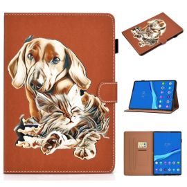 zaklápacie puzdro Lenovo Tab M10 Plus (TB-X606F) - ART Zaklápací kryt Lenovo Tab M10 Plus (TB-X606F / TB-X606L / ZA5T0081CZ / ZA5V0206CZ) DOG AND CAT