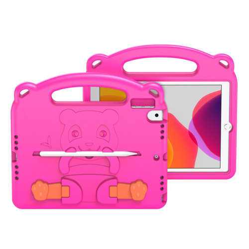 DUX PANDA Detský obal Apple iPad 10.2 2021 / 2020 / 2019 ružový
