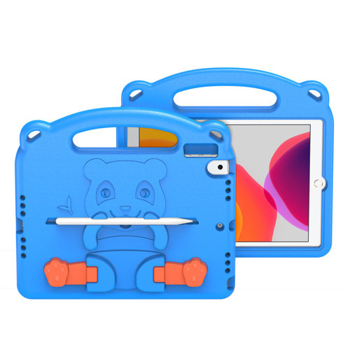 DUX PANDA Detský obal Apple iPad 10.2 2021 / 2020 / 2019 modrý