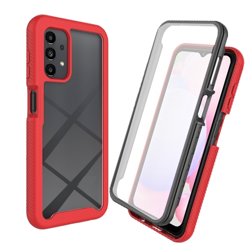 E-shop DUAL Obojstranný kryt s fóliou Samsung Galaxy A13 červený