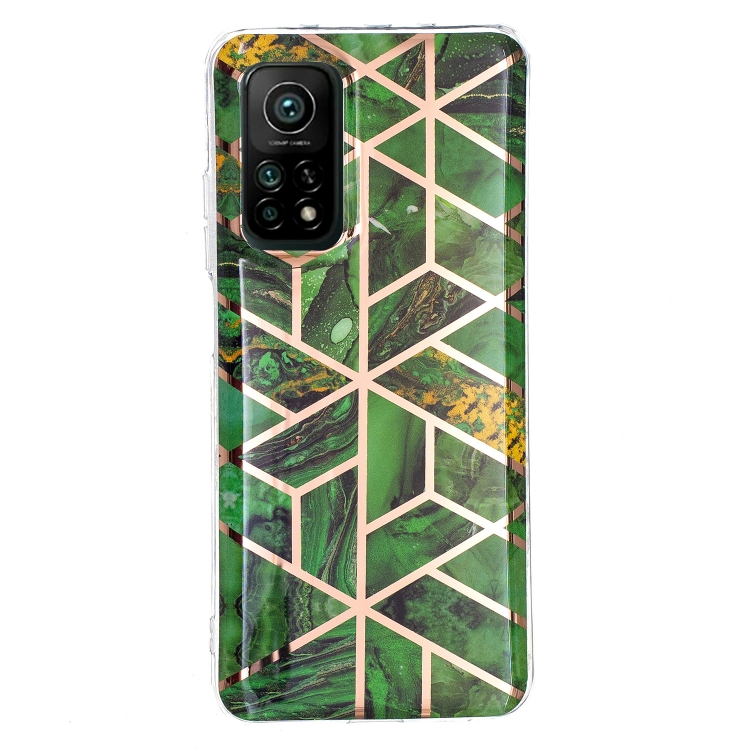 E-shop GEOMETRIC ART Kryt Xiaomi Mi 10T / Mi 10T Pro DARK GREEN