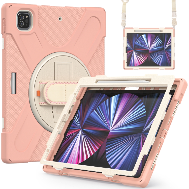 E-shop SOLID Odolný kryt pre Apple iPad Pro 12.9 2022 / 2021 ružový