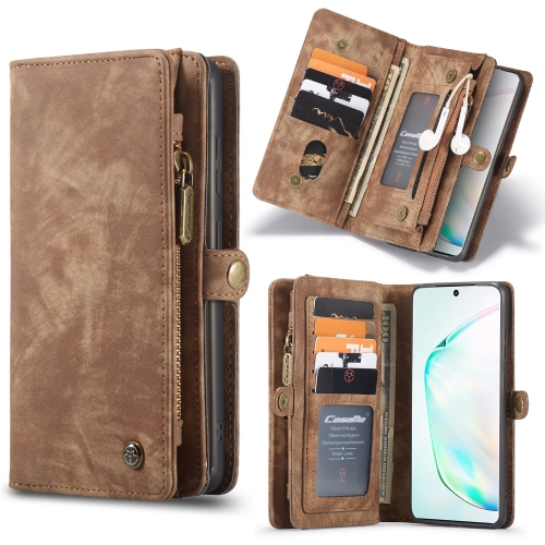 E-shop WALLET Ochranný Kryt s peňaženkou 2v1 pre Samsung Galaxy S20 hnedý