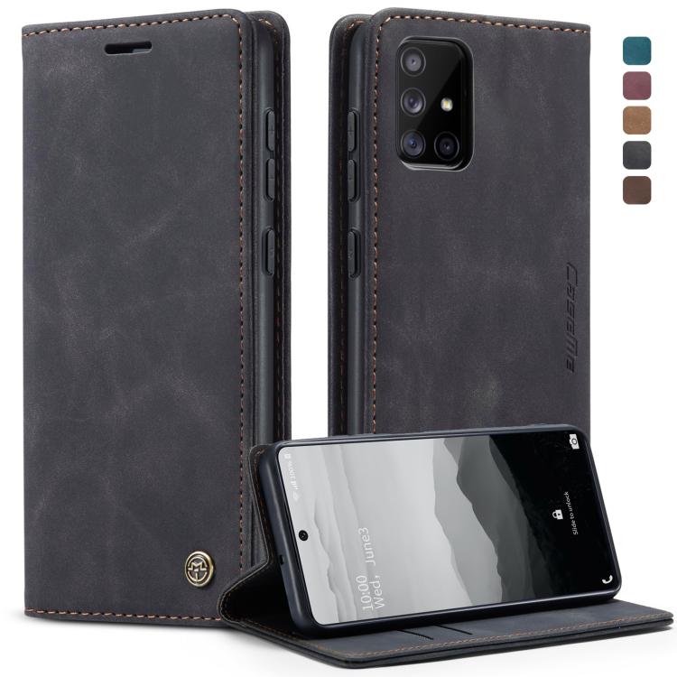 E-shop CASEME Flipové puzdro pre Samsung Galaxy A71 čierne