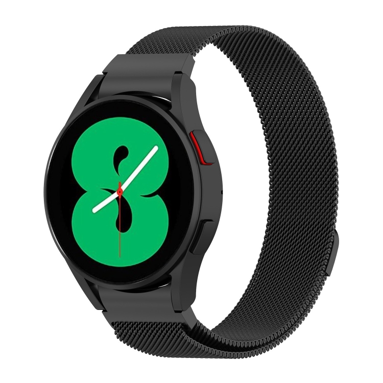 E-shop MILANESE Kovový remienok Samsung Galaxy Watch6 Classic (47mm / 43mm) a Watch6 (44mm / 40mm) čierny