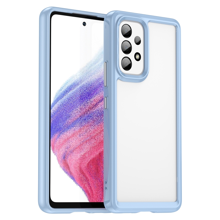 E-shop CRSTL Kryt pre Samsung Galaxy A53 5G modrý