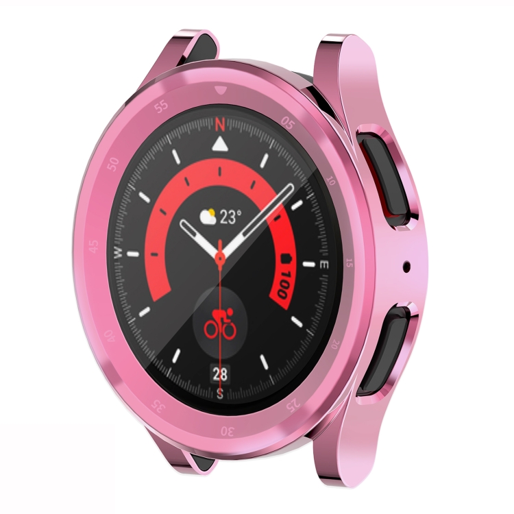 E-shop TPU FULL COVER Kryt pre Samsung Galaxy Watch5 Pro 45mm ružový