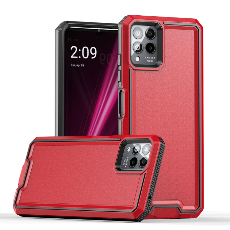 E-shop DOUBLE COLOR Ochranný kryt pre T Phone Pro / T Phone Pro 2023 červený