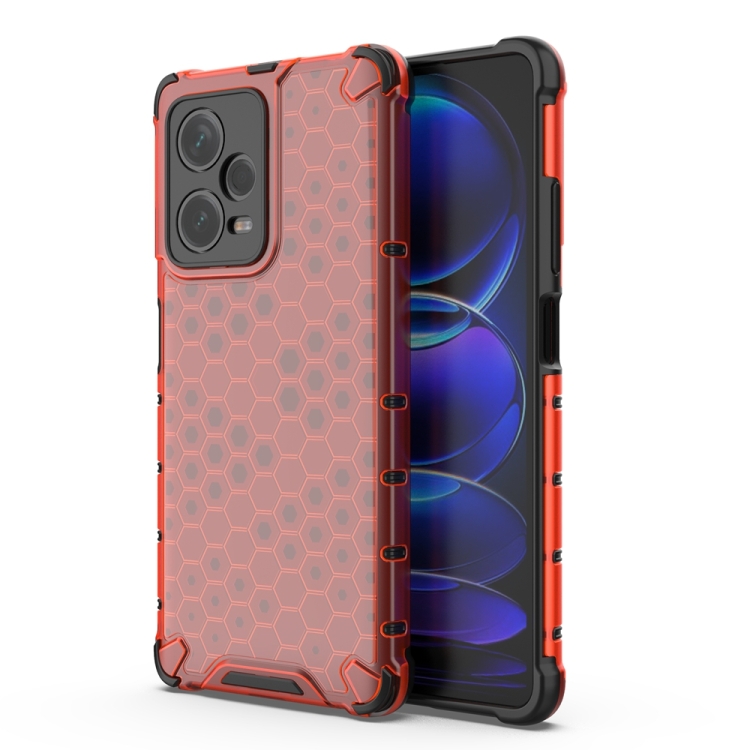 E-shop HONEYCOMB Ochranný kryt Xiaomi Redmi Note 12 Pro+ 5G červený