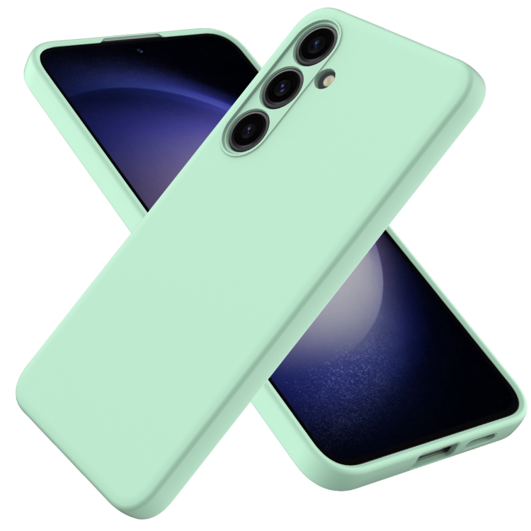 E-shop RUBBER Ochranný kryt pre Samsung Galaxy S24 Plus 5G zelený