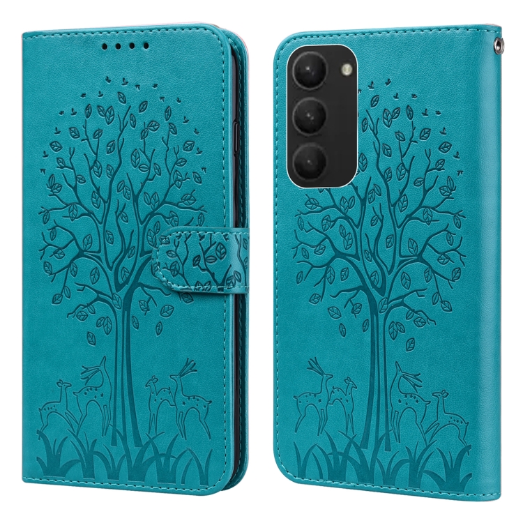 E-shop ART DEER Peňaženkový kryt Samsung Galaxy S23 Plus 5G modrý