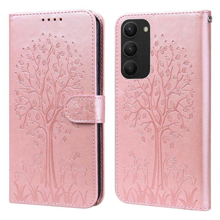 E-shop ART DEER Peňaženkový kryt Samsung Galaxy S23 Plus 5G ružový