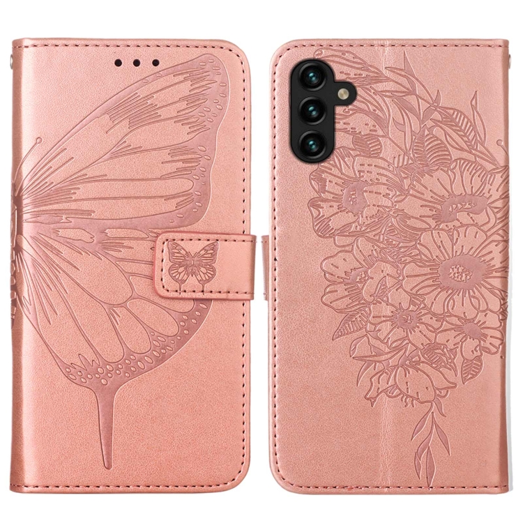 E-shop ART BUTTERFLY Peňaženkový kryt Samsung Galaxy A54 5G ružový