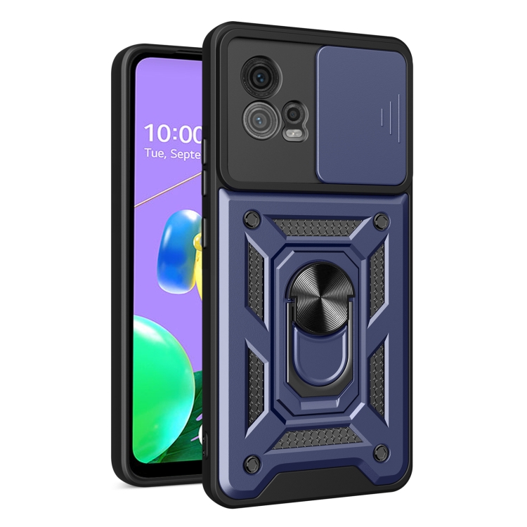 E-shop RING CAMERA Kryt s držiakom pre Motorola Moto G72 modrý