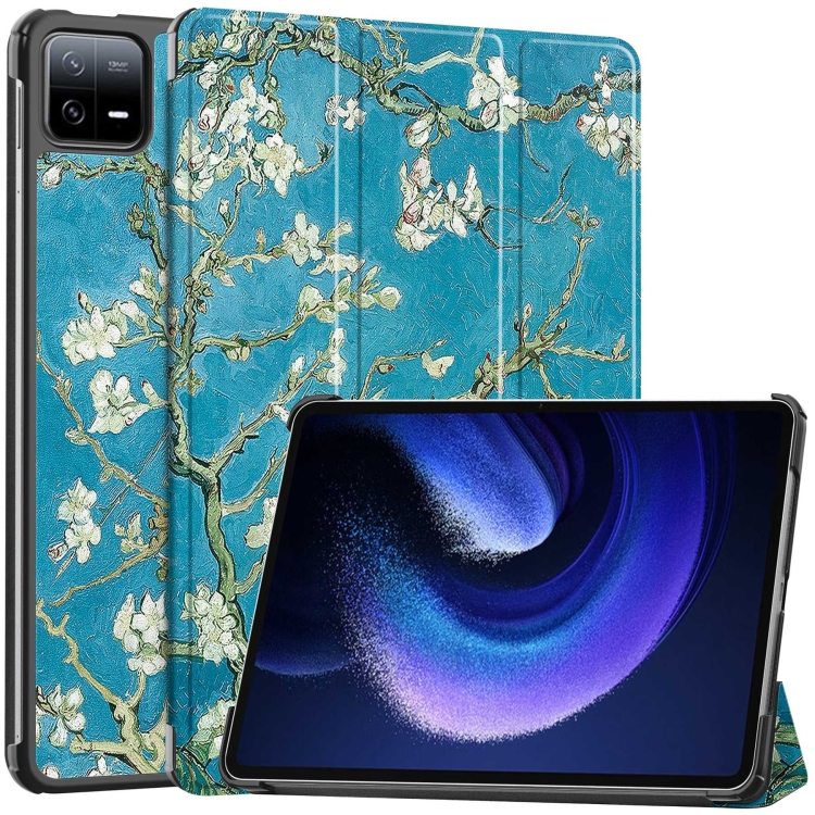 E-shop ART Zaklápací obal Xiaomi Pad 6 / Pad 6 Pro APRICOT BLOSSOM