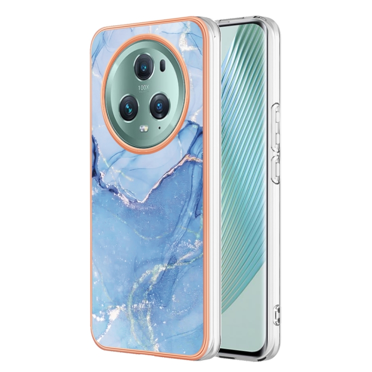 E-shop IMD MARBLE Ochranný kryt Honor Magic5 Pro 5G BLUE