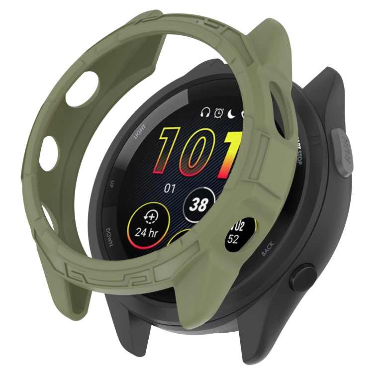 E-shop TPU HALF COVER Obal pre Garmin Forerunner 265 zelený