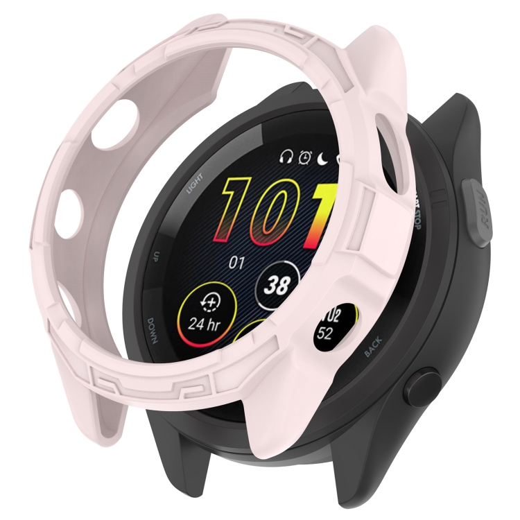 E-shop TPU HALF COVER Obal pre Garmin Forerunner 265S ružový