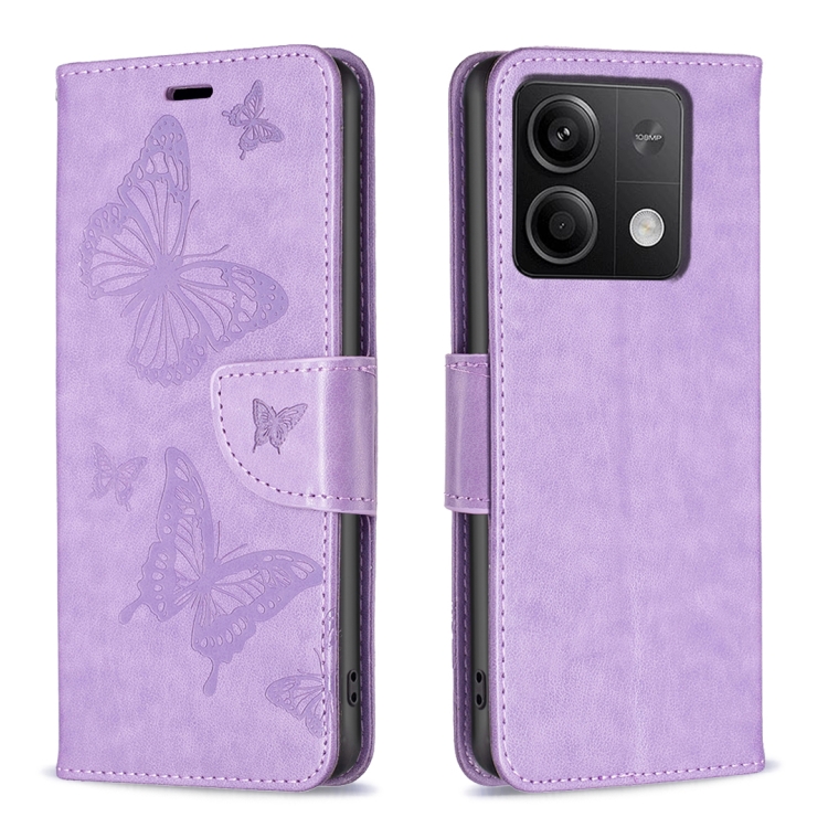 E-shop ART BUTTERFLY Peňaženkový obal pre Xiaomi Redmi Note 13 fialový