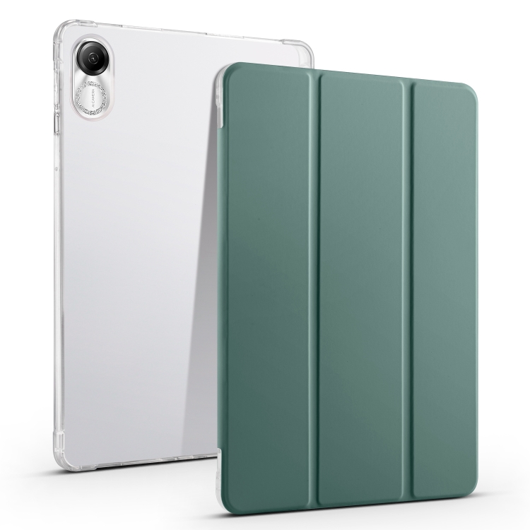 E-shop CRYSTAL Zaklápacie puzdro Xiaomi Redmi Pad Pro / Pad Pro 5G tmavozelené
