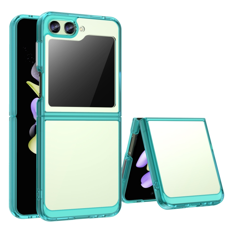 E-shop CRYSTAL Ochranný kryt pre Samsung Galaxy Flip5 5G tyrkysový
