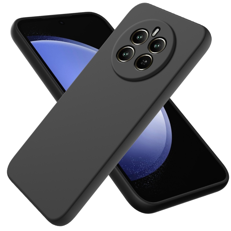 E-shop RUBBER Ochranný kryt pre Realme 12 Pro 5G / 12 Pro+ 5G čierny