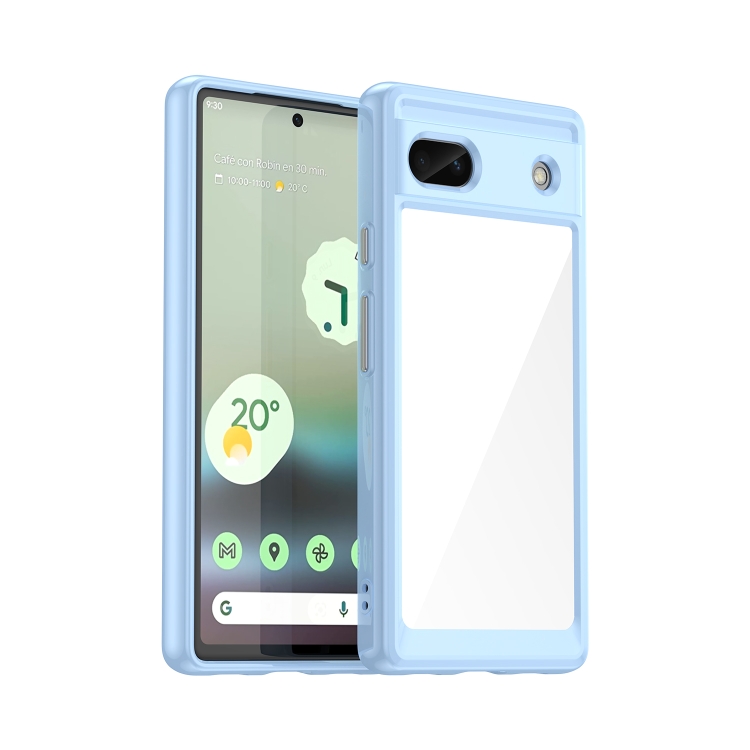 E-shop CRYSTAL Ochranný kryt pre Google Pixel 6a modrý